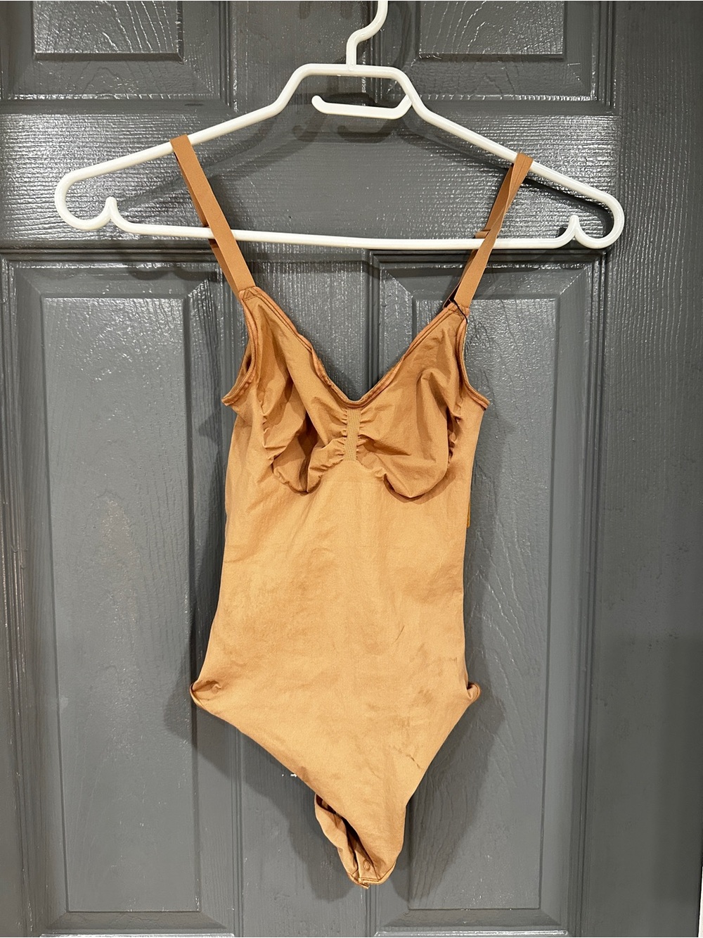 SKIMS Caramel Tan One-Piece Bodysuit